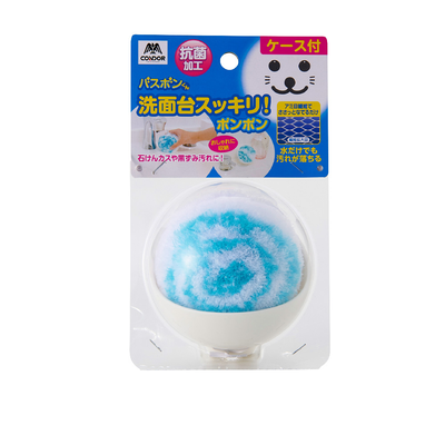 【Condor】小海豹 抗菌清潔球(附吸盤收納座) BA-020-1 兩色 (日本山崎)