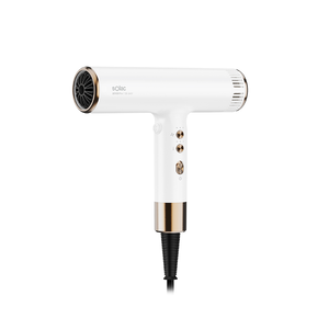 sOlac SD-1000 PRO International Voltage High-Speed ​​Negative Ion Hair Dryer (White Gold)