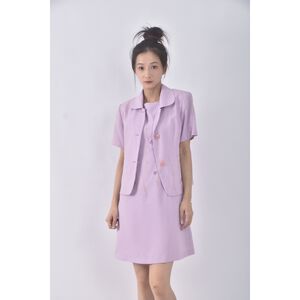 (S) kikidress兩件式紫色洋裝二手衣