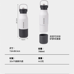 【H&R安室家】SITARAYURI 304不鏽鋼吸管保溫瓶700ml(H07), , large