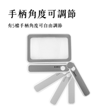 [一留好物]手持折疊放大鏡（光學壓克力鏡片⎪可折疊手柄⎪10顆LED燈）, , large