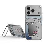 【HIPPORIZZ】iPhone 17 Pro Mirra鏡⾯磁吸⽀架殼 哈欠, , large