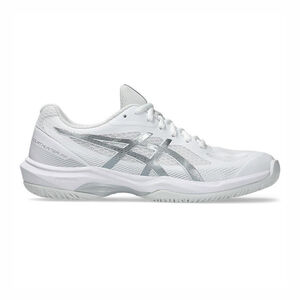 Asics Court Hunter Ff 女 羽球鞋 支撐 抗扭 瞬移 白 銀 [1072A112-102]