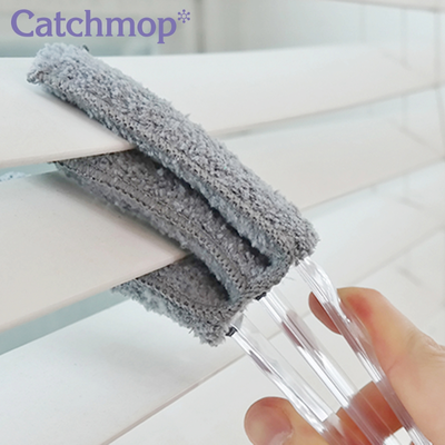 【THE LOEL】Catchmop 百頁簾清潔刷(含支架) / 專利新概念環保倒勾清潔