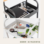 【Y HOUSE】質感邊桌三層推車 輕網推車 邊桌 推車 小茶几 可煞車-兩色, , large