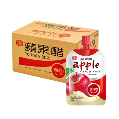 十全蘋果醋飲料100ml*30入