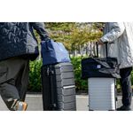 【YUNJOIN】 行李箱拉桿手提袋-黑色 厚實 挺立 大容量 收納包 拉桿袋 旅行袋 行李袋 防潑水, , large