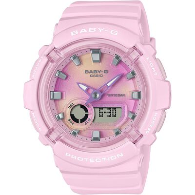 CASIO 卡西歐 BABY-G 扎染圖案雙顯手錶 BGA-280TD-4A