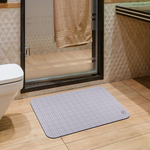 【Monster】B+ Soft Diatomaceous Earth Absorbent Mat (60x40cm) &ndash; Gray Plaid, , large