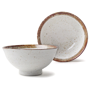 [豐名日本餐具] 5.0和井 茶色邊 / H130-5WW