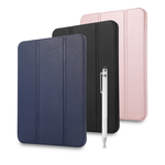 【LA142簡約三折款】iPad Air 13吋 2024 平板保護皮套(內置筆槽)(附精細觸控筆), , large