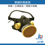 鉅玉經典｜SD-502單罐防毒面具 盒裝 歐堡牌 單濾罐 防毒口罩 活性碳 專業 重型濾罐口罩 JJ-88, , large