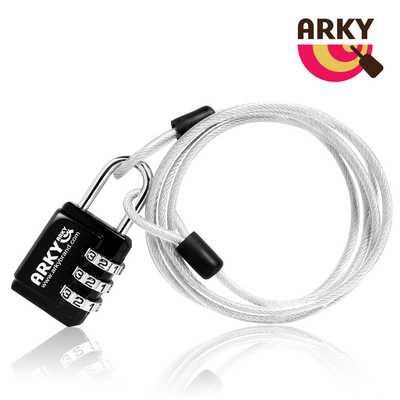 [桃品國際] ARKY GOOD LOCK 多用途鋼繩密碼鎖