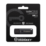 【Kingston】IronKey Locker+ 50 G2 64GB USB3.2 Gen1 加密 隨身碟, , large