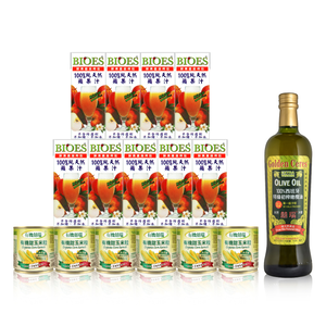【囍瑞BIOES】中元超值拜拜組$899(蘋果汁+特級橄欖油+玉米粒)