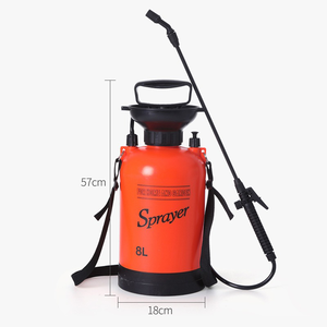 【SV61370】8L 氣壓式肩背灑水器 噴霧器 可調節噴頭 種菜施肥消毒澆花 加厚噴壺