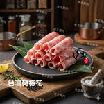 【老王賣肉】台灣豬梅花豬肉片原肉 原肉 火鍋/泡麵/壽喜/豬肉火鍋肉片, , large