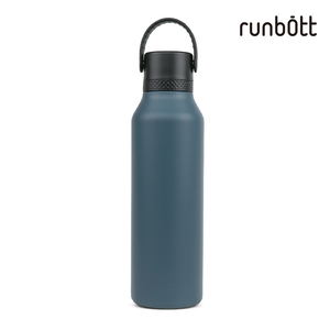 【runbott】Mii 輕量陶瓷保溫瓶600ml_海洋藍_贈圓筒包裝盒