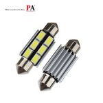 【PA LED】雙尖 36MM 白光 6晶 5730 SMD LED 室內燈 腳踏燈 牌照燈 閱讀燈 行李箱燈 迎賓燈, , large