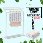 GS MALL 台灣製造 一組 浴室毛巾架 角落架 毛巾架 衣架 晾曬架 收納衣架 臥室收納 浴室架 浴巾架 浴室收納, , large