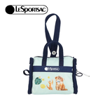 Lesportsac Micro Weekender Charm 小吊掛飾零錢包 收納袋(童趣草帽貓咪)L261-1611N-HF97, , large
