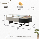 【Hampton 漢汀堡】泰勒琳石面大茶几, , large