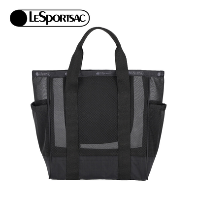 Lesportsac Sheer Medium Open Tote 微透網布手提托特包 手提袋 購物袋 送禮 禮物 男包(黑色)L261-1815N-LD55