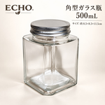 【HIYASU日安工坊】角型玻璃罐 500mL, , large
