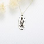 【Angel & Me】Tree of Life Pine Tree s925 sterling silver necklace Birthday gift, , large
