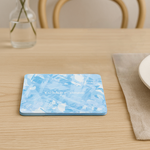 【Monster】 Soft Diatomaceous Earth Absorbent Coaster &ndash; Misty Sakura Tales (10x10cm) &ndash; Glacier Blue, , large