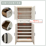 【唯熙傢俱】查理白橡色3尺高鞋櫃, , large