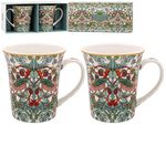 【Lesser&Pavey】威廉莫里斯 馬克杯組2入/馬克杯禮盒/陶瓷馬克杯/名畫馬克杯/馬克杯/咖啡杯/杯子, , large