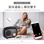 [HANLIN]-FG08 震撼美聲藍牙復古小音箱-黑色, 黑色, large
