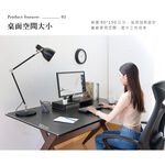 餐桌 電腦桌 工作桌 辦公桌 餐桌 書桌 TA433, 黑岩色, large