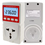 全電壓功率錶GM89美規插頭三孔(帶接地)110V/220V, , large
