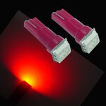【PA LED】T5 T6.5 SMD LED 排檔燈 儀表燈 中控燈 冷氣燈 面板燈 檔位燈 紅 藍 綠 白 紫, , large