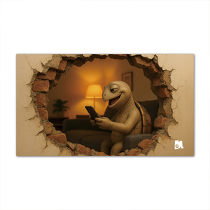【Monster】 3D Scene Desk Mat (60x34cm) &ndash; Slider Turtle