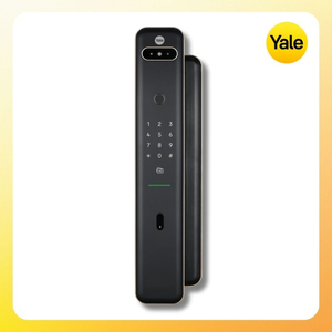 【Yale耶魯】Luna Pro+人臉辨識推拉智能鎖/電子鎖 (香檳金)