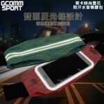 GCOMM SPORT 萊卡時尚雪花防汗水音樂腰包 黑白雪花, , large
