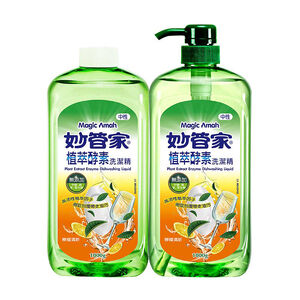 妙管家植萃酵素洗潔精-檸檬清新(壓+重)1000gx2