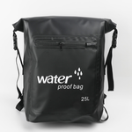 25L Large Capacity Outdoor Waterproof Backpack, Suitable for Stream Tracing, Rafting, Swimming, and Diving; Diving PVC Waterproof Storage Bag; Dry and Wet Separation; Backpack, , large