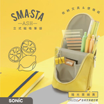 【龍品文創】日本SONIC公司貨  FD-8265 五感色立式磁吸筆袋-P薔薇霧甜粉, , large