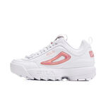Kixpress-Fila Disruptor II 女 運動休閒鞋 老爹鞋 經典 厚底 舒適 白 粉紅 [5-C609Y-154], , large