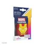 【Asmodee】漫威牌套：鋼鐵人 Marvel Art Sleeves Iron Man｜卡套 50+1 張｜卡牌保護, , large