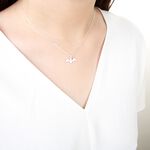 【Angel & Me】蝙蝠 s925 純銀項鍊 鎖骨鍊 吸血鬼 萬聖節 舞會, , large