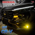 【PA LED】CRV 6代 原廠LED霧燈升級 白光 6000K 黃光 3000K 雙色 TF1 爆亮款 HONDA, , large