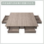 【唯熙傢俱】奧拉茲5尺抽屜床底, , large