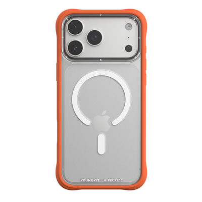 【HIPPORIZZ】iPhone 17 Pro Max Youngkit Swapit 活力橙矽膠磁吸保護殼