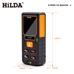 【HILDA】希爾達電動工具 測距儀 60米 雷射尺 雷射水平儀 HL60M, , large