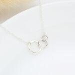 【Angel & Me】Complete Circle Round s925 sterling silver necklace gift, , large